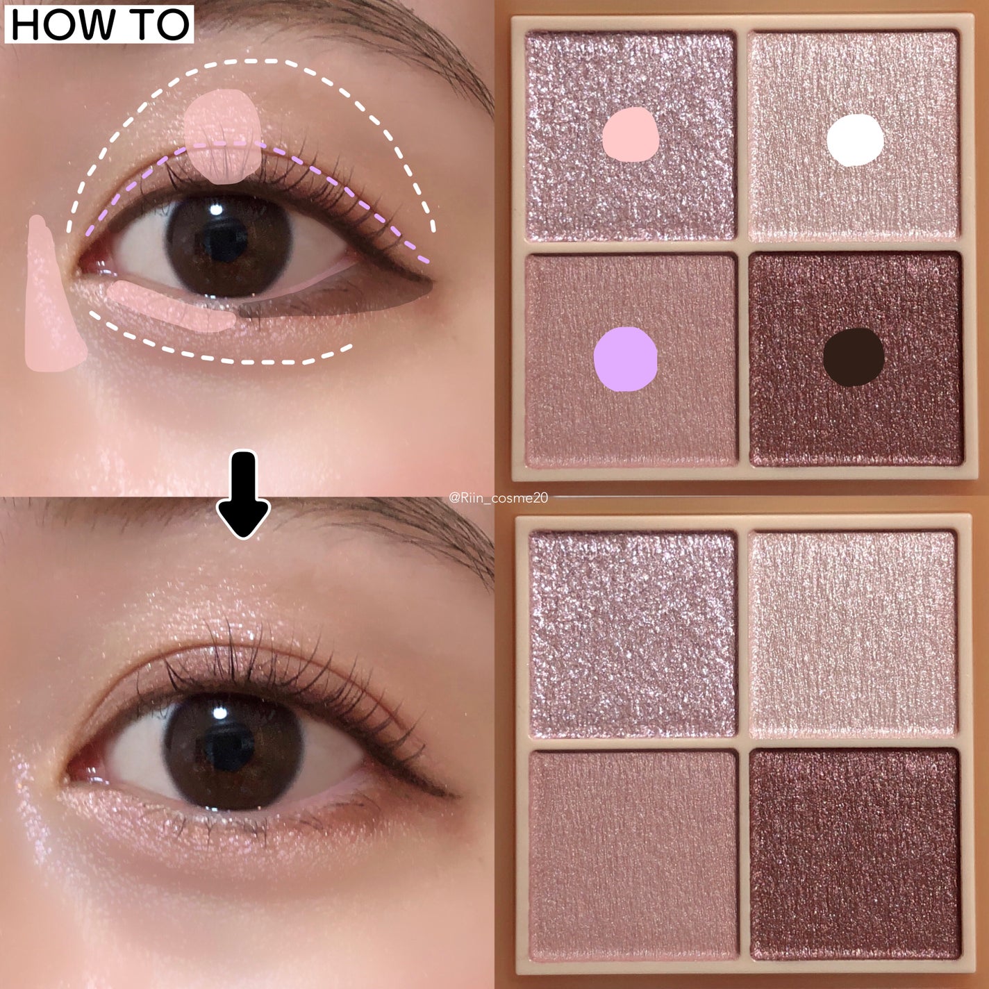 ベージュトーンアイシャドウ/CEZANNE/アイシャドウパレットを使ったクチコミ(5枚目)