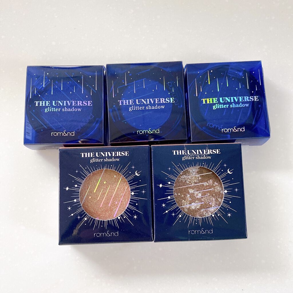 グリッター シャドウ カラー/rom&nd/グリッターを使ったクチコミ（1枚目）