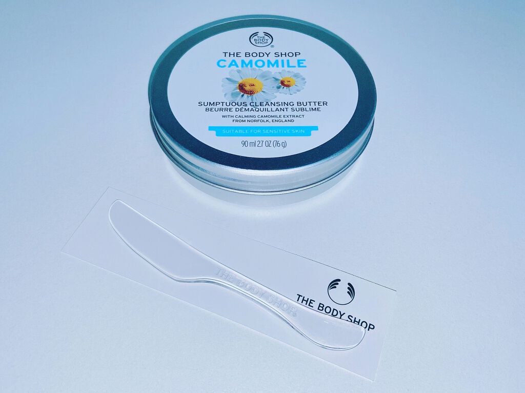 カモマイル サンプチュアス クレンジングバター/THE BODY SHOP/クレンジングバームを使ったクチコミ(4枚目)