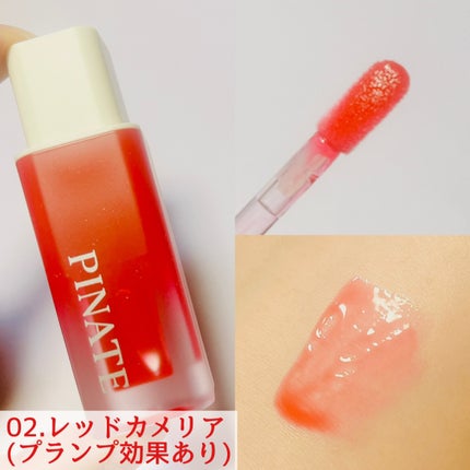 ナチュラルブルームリップオイルセラム 3色セット/PINATE/リップグロスを使ったクチコミ(4枚目)