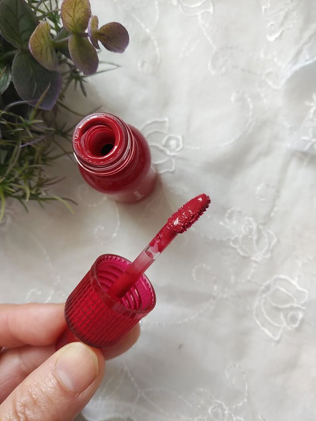 インクティントセラム/PERIPERA/口紅を使ったクチコミ（2枚目）