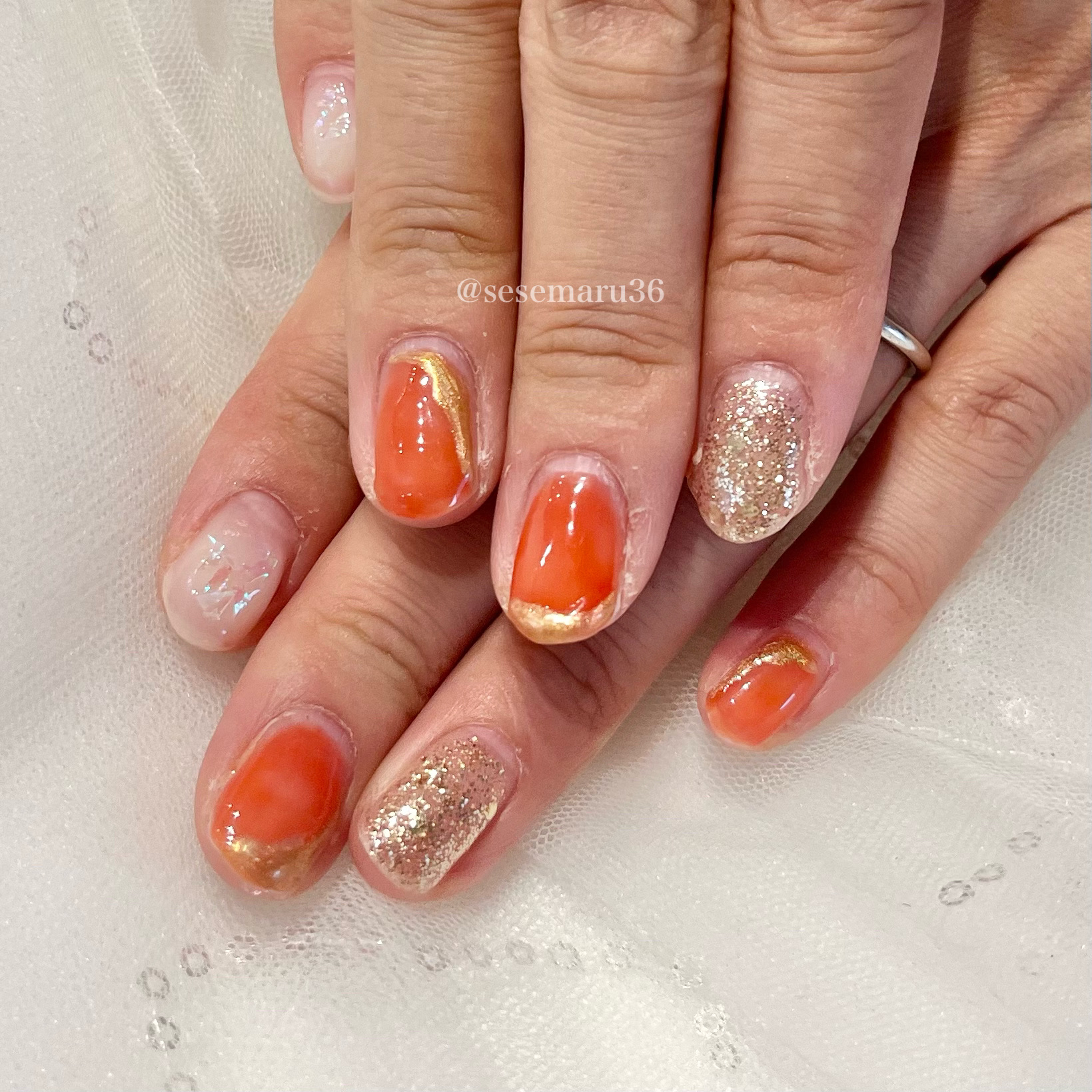 ジェルミーデコジェル/ジェルミーワン/ジェルネイルを使ったクチコミ（2枚目）