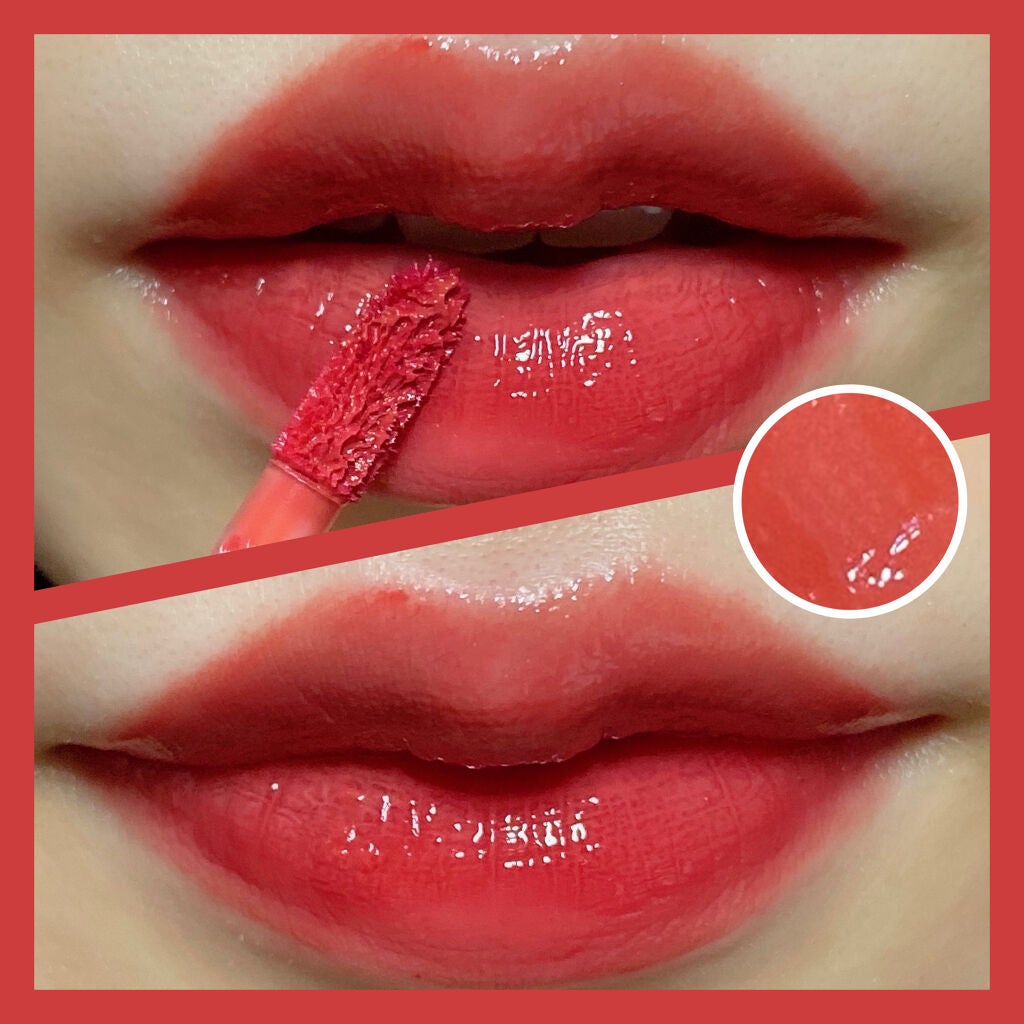 ジューシーラスティングティント/rom&nd/リップティントを使ったクチコミ(2枚目)