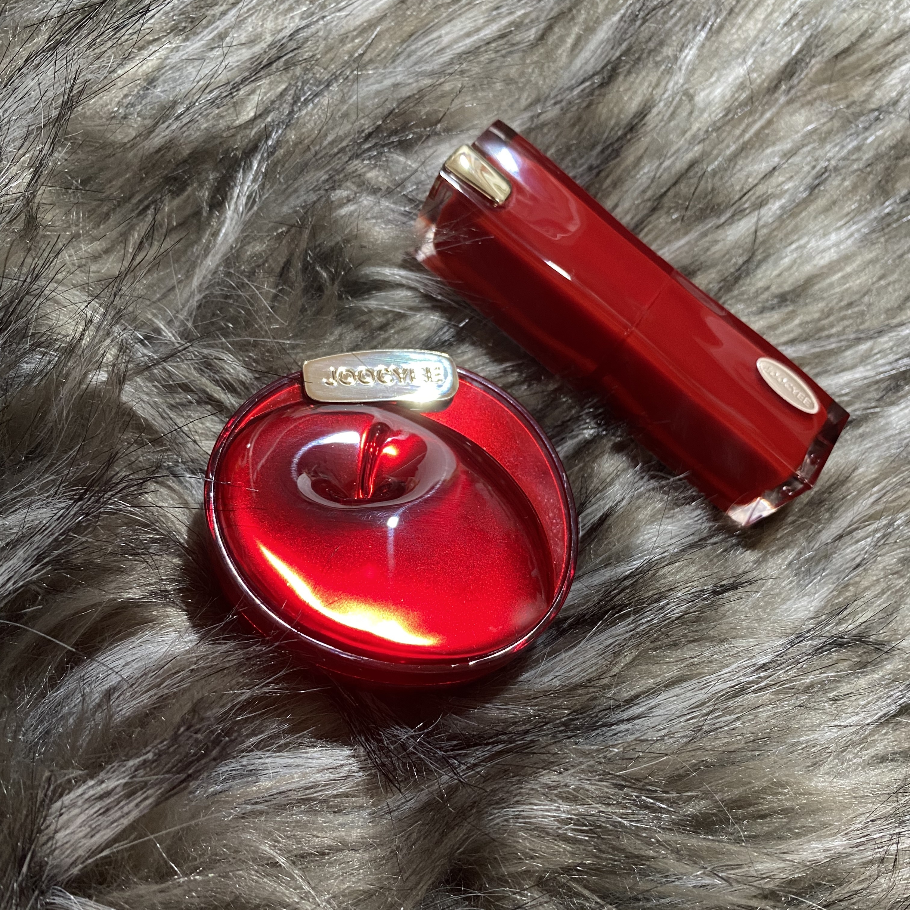 APPLE YOU グレーズフィルムルージュ #525 完熟メープル/Joocyee/口紅を使ったクチコミ（2枚目）