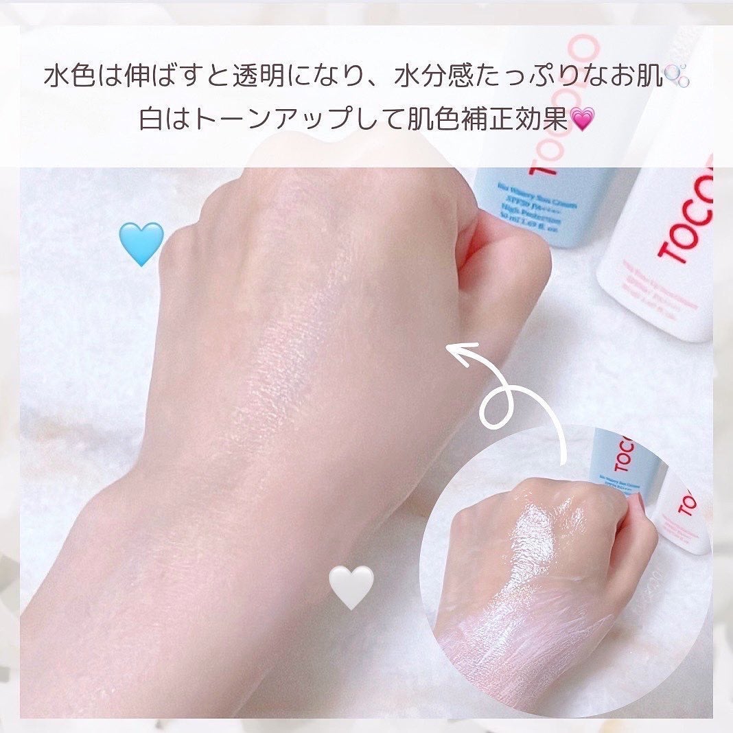 バイオウォータリーサンクリーム/TOCOBO/日焼け止めクリームを使ったクチコミ(6枚目)