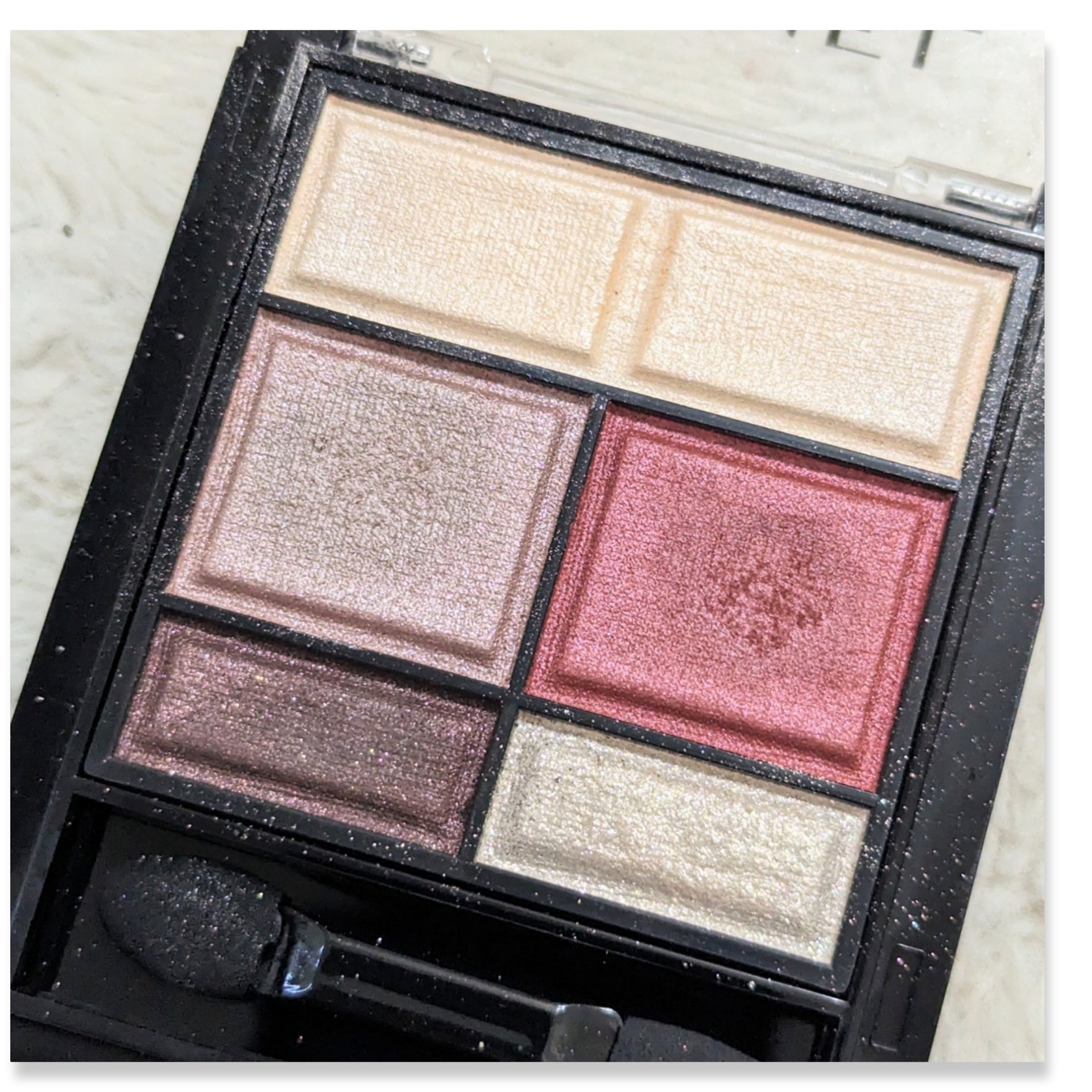 ワンダー スウィート アイシャドウ 005 甘酸っぱく自由なクランベリーラテショコラ/リンメル ロンドン/アイシャドウパレットを使ったクチコミ（3枚目）