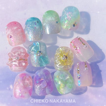 なかやまちえこ on LIPS 「6月6日ライブビューティー大阪心斎橋さんにてネイル1本体験ござ..」(4枚目)