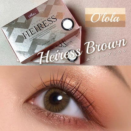 エアリス(Heiress)/OLOLA/カラーコンタクトレンズを使ったクチコミ(1枚目)