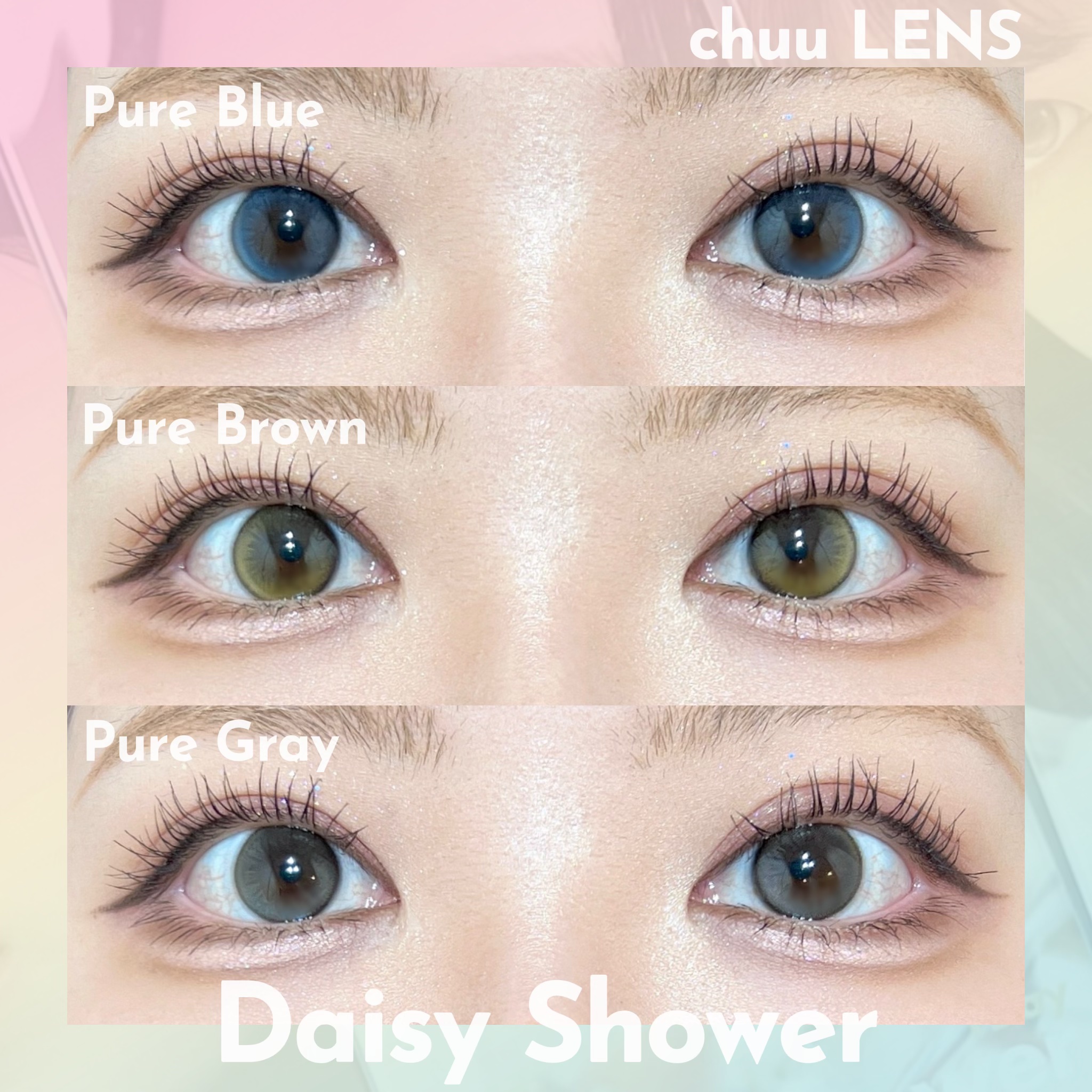 Daisy Shower 1Day/chuu LENS/ワンデー（１DAY）カラコンを使ったクチコミ（1枚目）