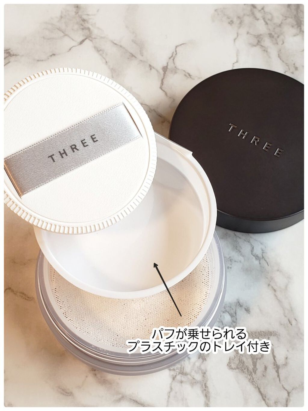 アドバンスドエシリアルスムースオペレーター ルースパウダー/THREE/ルースパウダーを使ったクチコミ（2枚目）