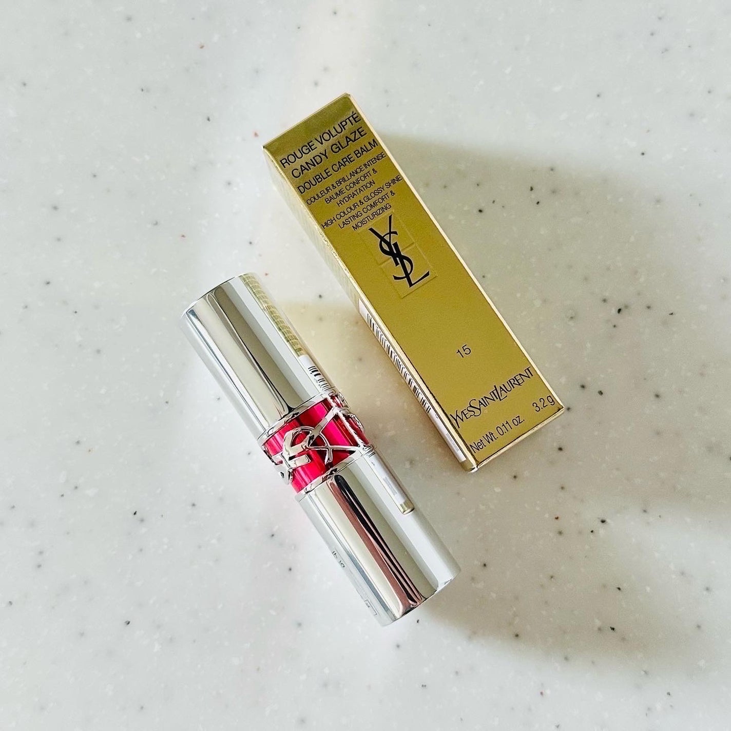 YSL ラブシャイン キャンディグレーズ/YVES SAINT LAURENT BEAUTE/口紅を使ったクチコミ(4枚目)