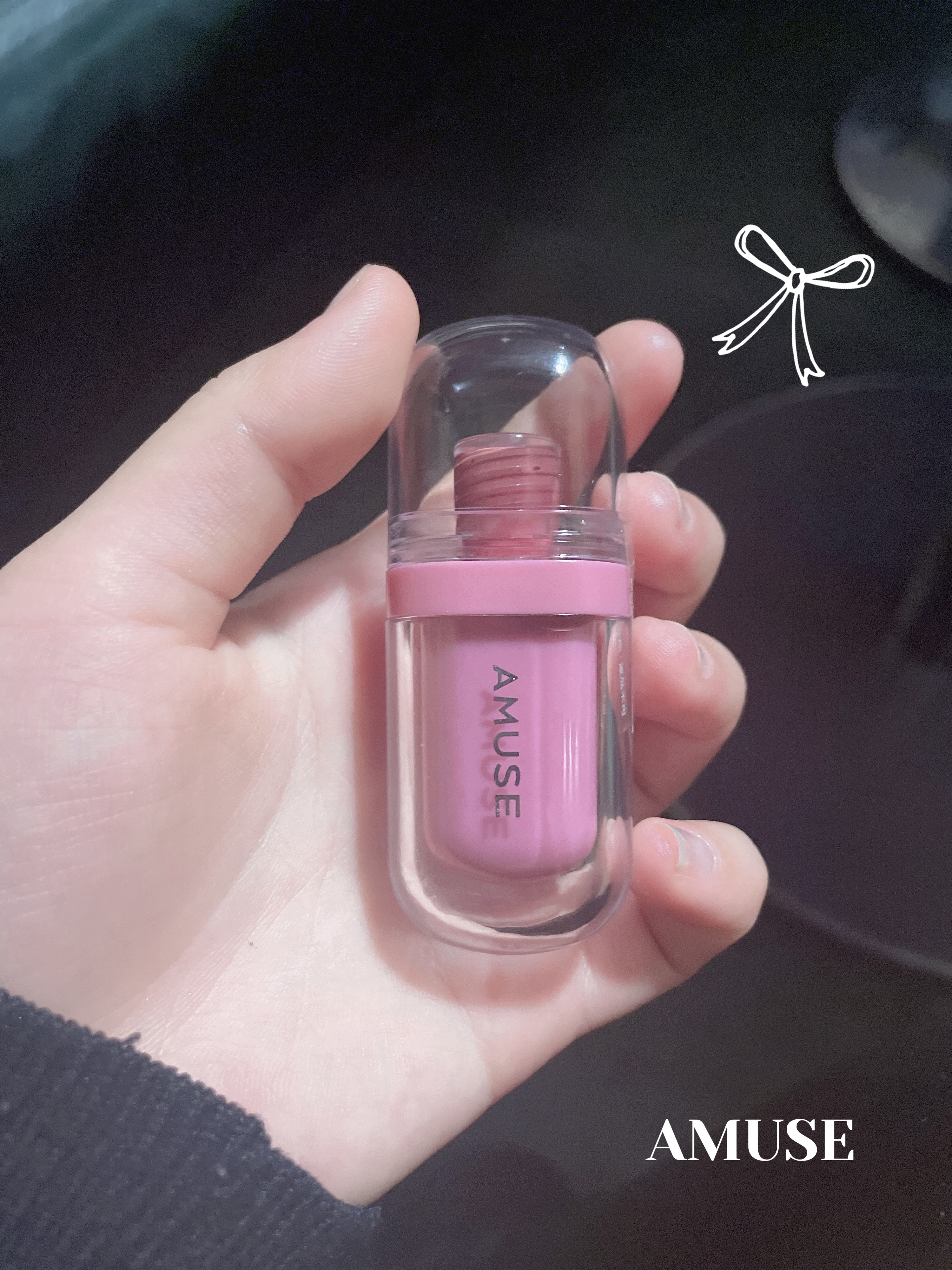 ジェルフィットティント/AMUSE/リップティントを使ったクチコミ（1枚目）