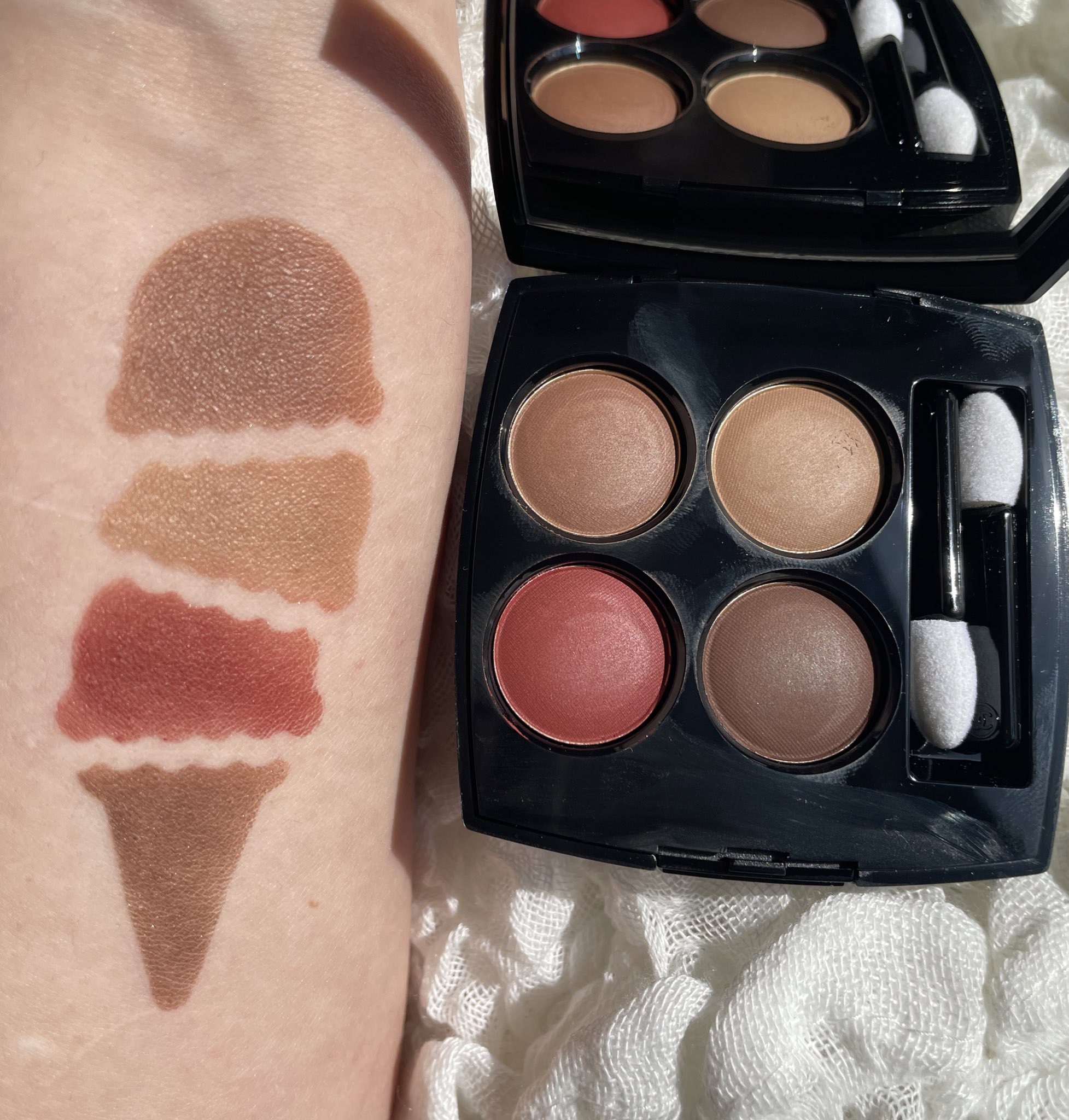 レ キャトル オンブル 268 カンドゥール エ エクスペリヤンス/CHANEL/アイシャドウパレットを使ったクチコミ（2枚目）