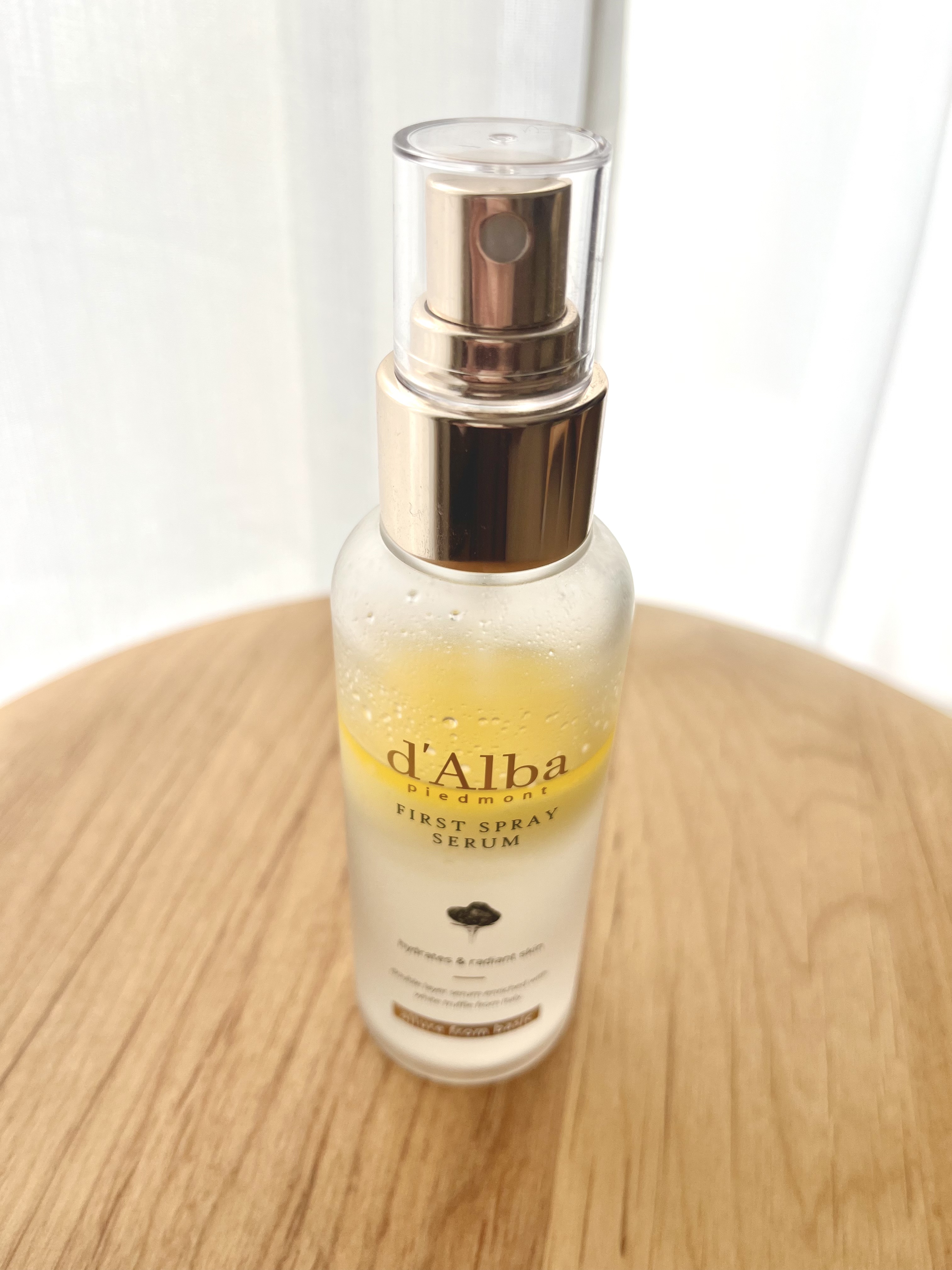 ダルバ ホワイトトリュフファーストスプレーセラム/ダルバ/ミスト状化粧水を使ったクチコミ（2枚目）