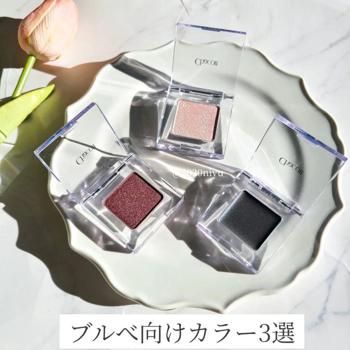 マルチカラーバリエーション メタリック ME01/チャコット・コスメティクス/単色アイシャドウを使ったクチコミ（2枚目）