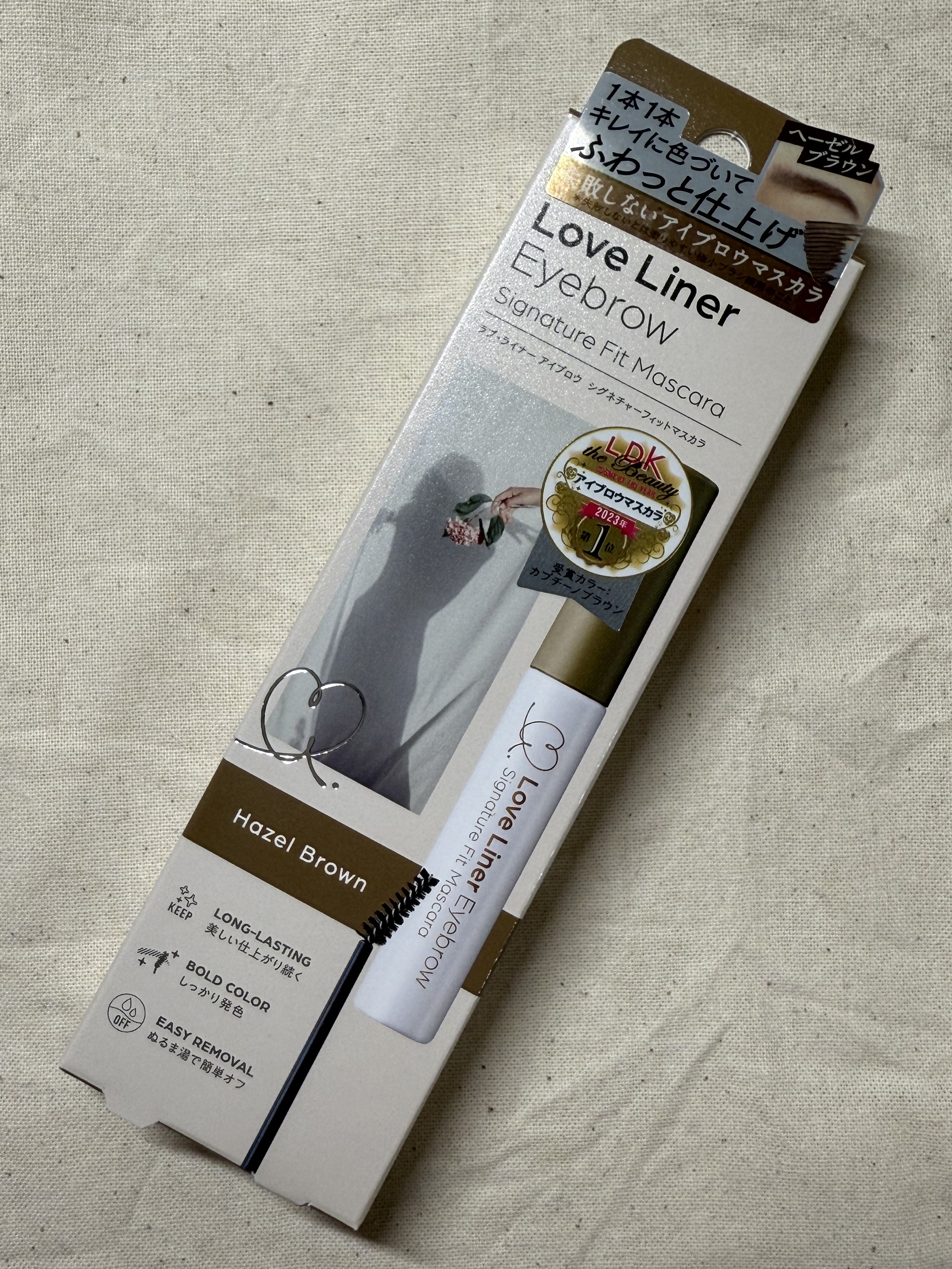 ラブ・ライナー　シグネチャーフィットマスカラ＜アイブロウ＞ ヘーゼルブラウン/ラブ・ライナー/眉マスカラを使ったクチコミ（1枚目）
