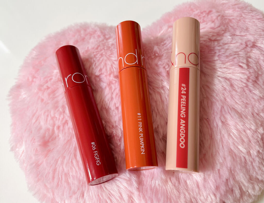 ジューシーラスティングティント/rom&nd/リップティントを使ったクチコミ（1枚目）