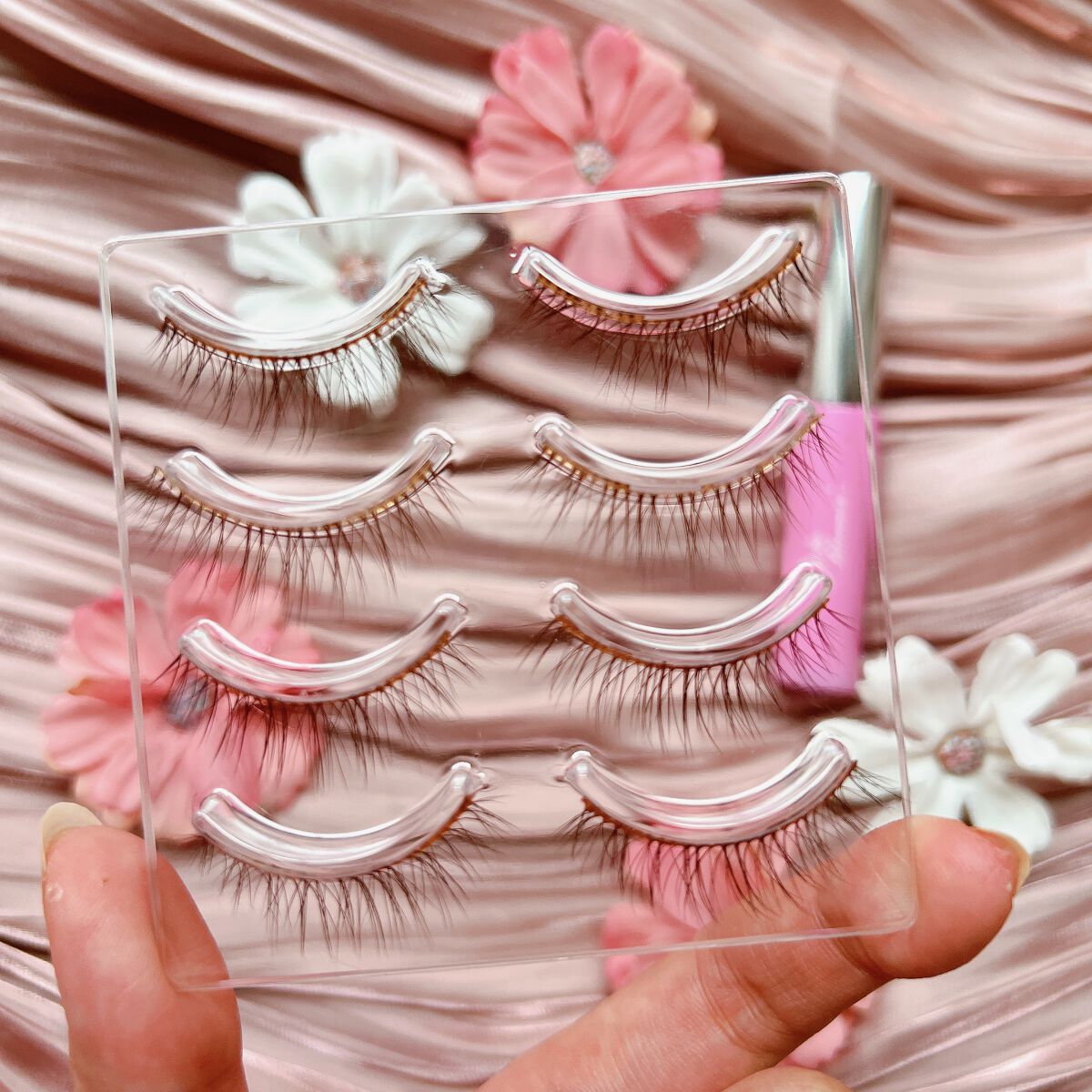 ミッシュブルーミン 3Dアイラッシュライン NO.09 ヌーディーブラウン (リニューアル)/ミッシュブルーミン/つけまつげを使ったクチコミ（3枚目）