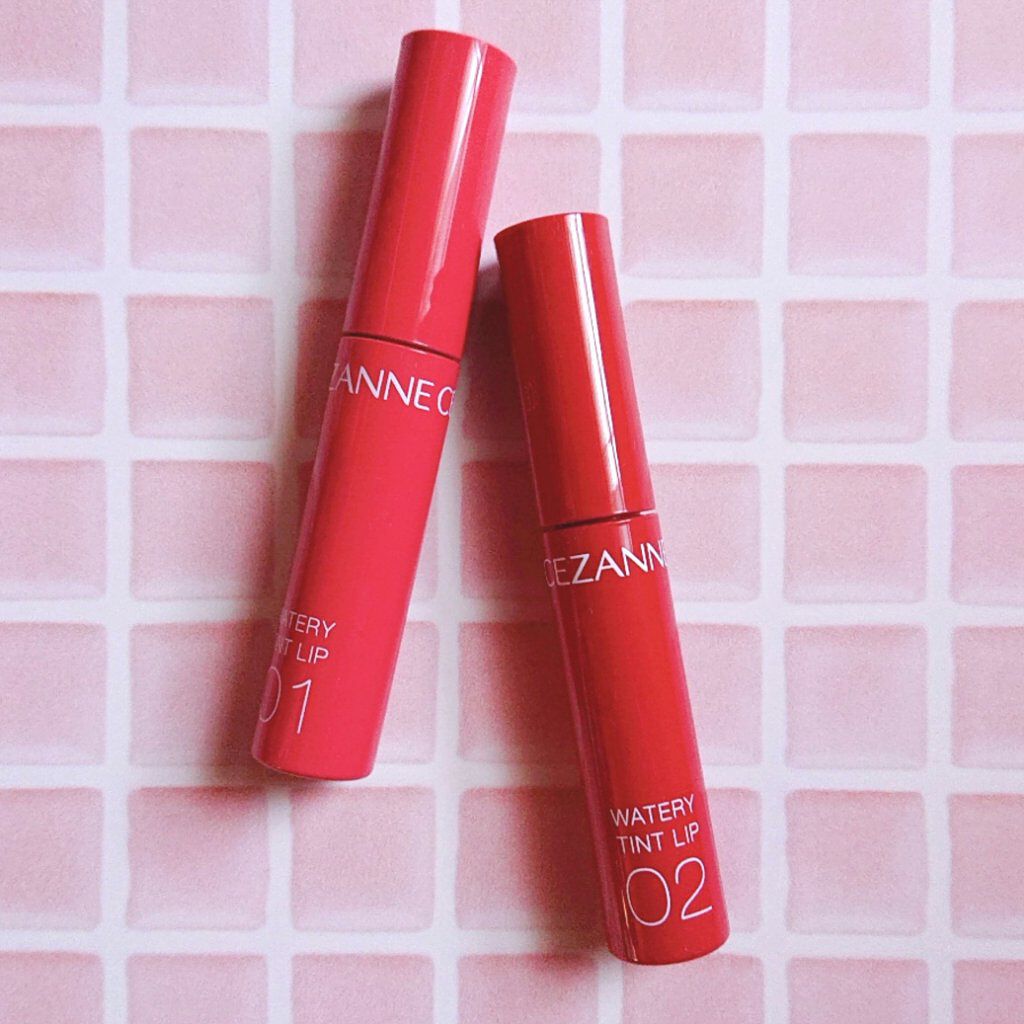 ウォータリーティントリップ/CEZANNE/リップティントを使ったクチコミ（3枚目）