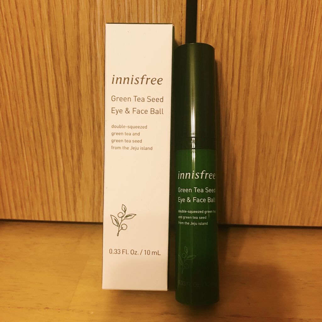 グリーンティーシード アイ＆フェイスボール/innisfree/美容液を使ったクチコミ（1枚目）