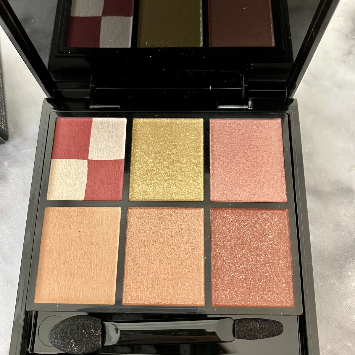 KATE 魂コレクション ブラウンレイヤーパレット EX-1 レッドブラウン系/KATE/アイシャドウパレットを使ったクチコミ（2枚目）