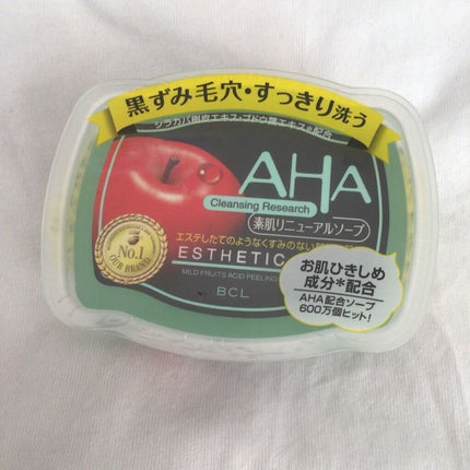 ソープ(素肌リニューアル AHAソープ)/クレンジングリサーチ/洗顔石鹸を使ったクチコミ(3枚目)