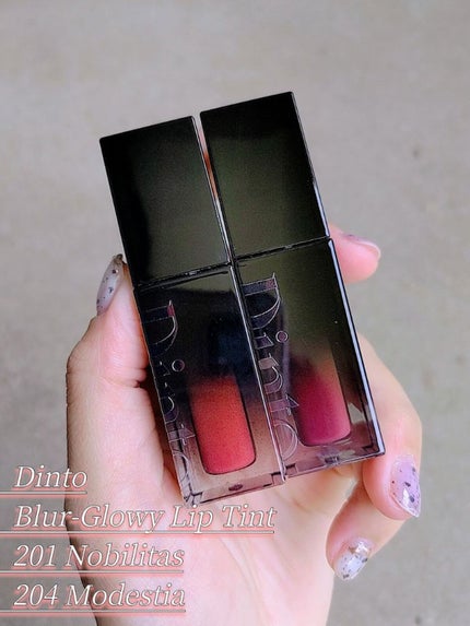 ブラーグロイリップティント/Dinto/リップティントを使ったクチコミ(2枚目)