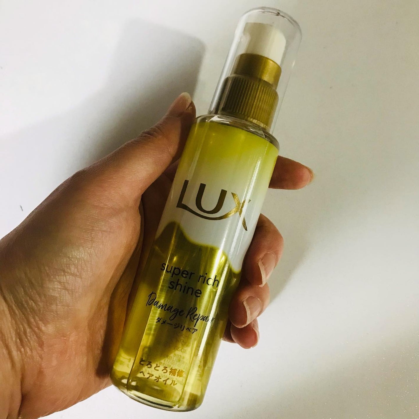 スーパーリッチシャイン ダメージリペア とろとろ補修ヘアオイル/LUX/ヘアオイルを使ったクチコミ(1枚目)