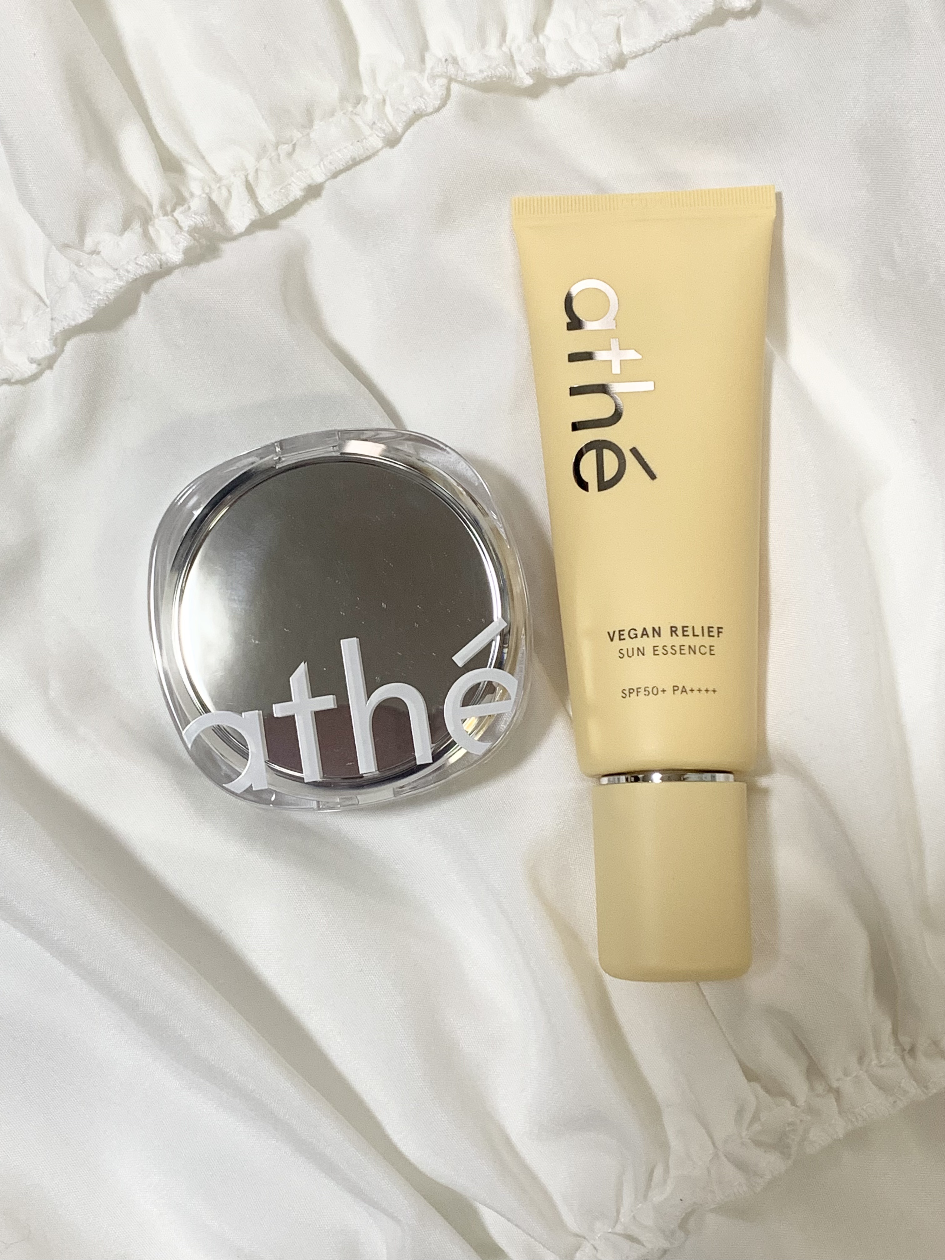 ヴィーガン リリーフ サン エッセンス /athé/日焼け止めクリームを使ったクチコミ（1枚目）