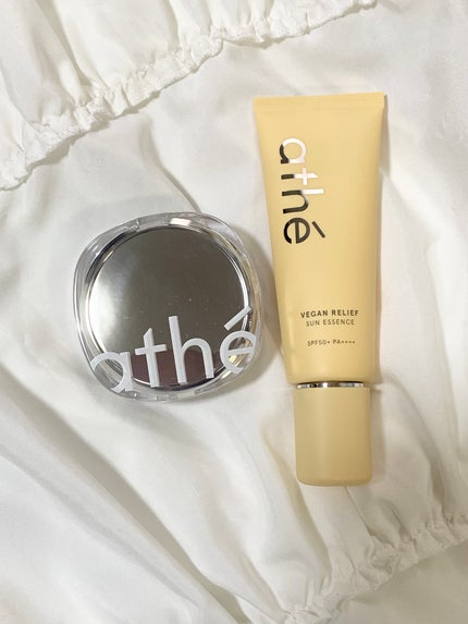 ヴィーガン リリーフ サン エッセンス /athé/日焼け止めクリームを使ったクチコミ(1枚目)