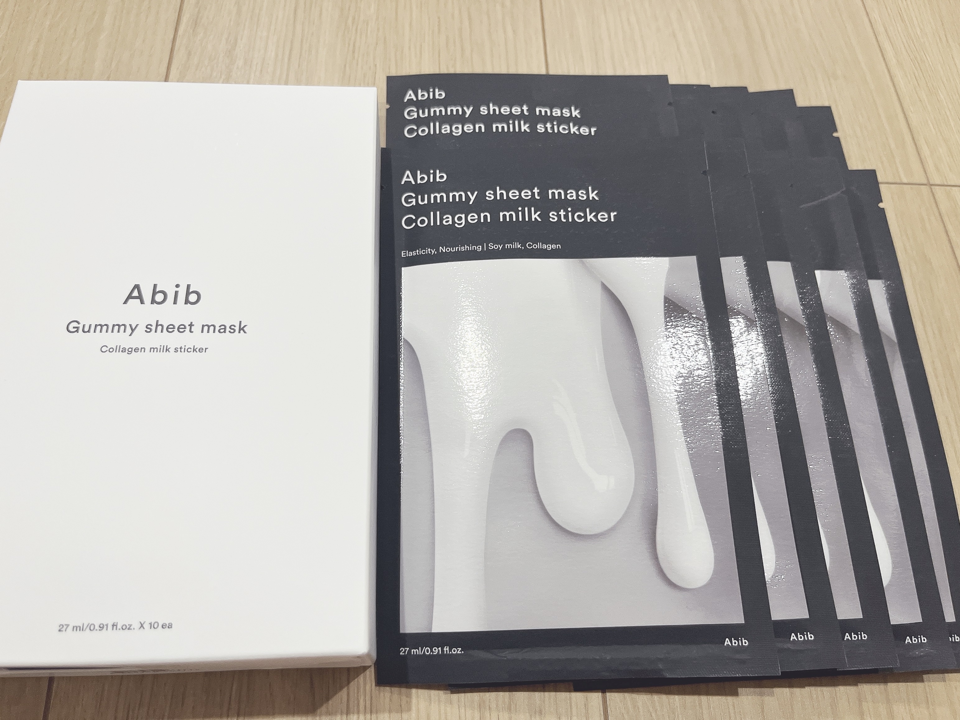 ガムシートマスク コラーゲン※10ミルク※11ステッカー/Abib /シートマスク・パックを使ったクチコミ（1枚目）