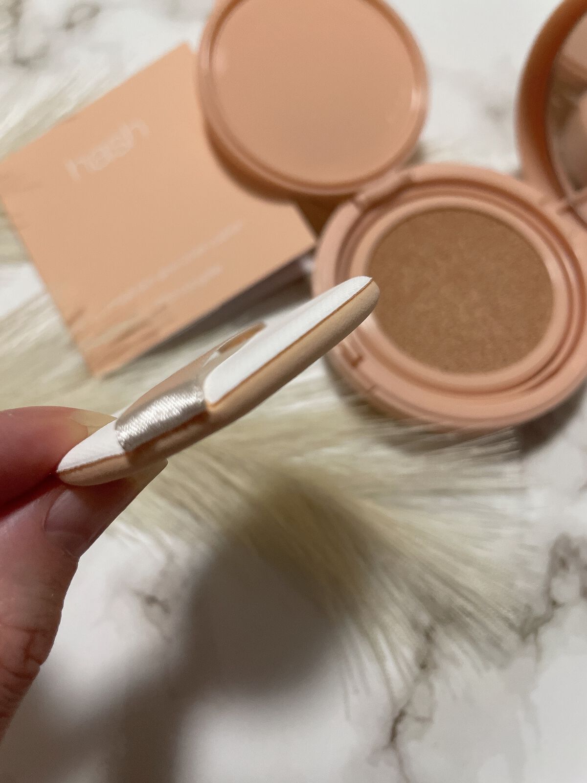 クラウド スキン グロー クッション XX01 ホンデ/HASH/クッションファンデーションを使ったクチコミ（3枚目）