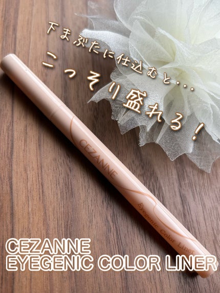 アイジェニックカラーライナー/CEZANNE/アイライナーを使ったクチコミ(1枚目)