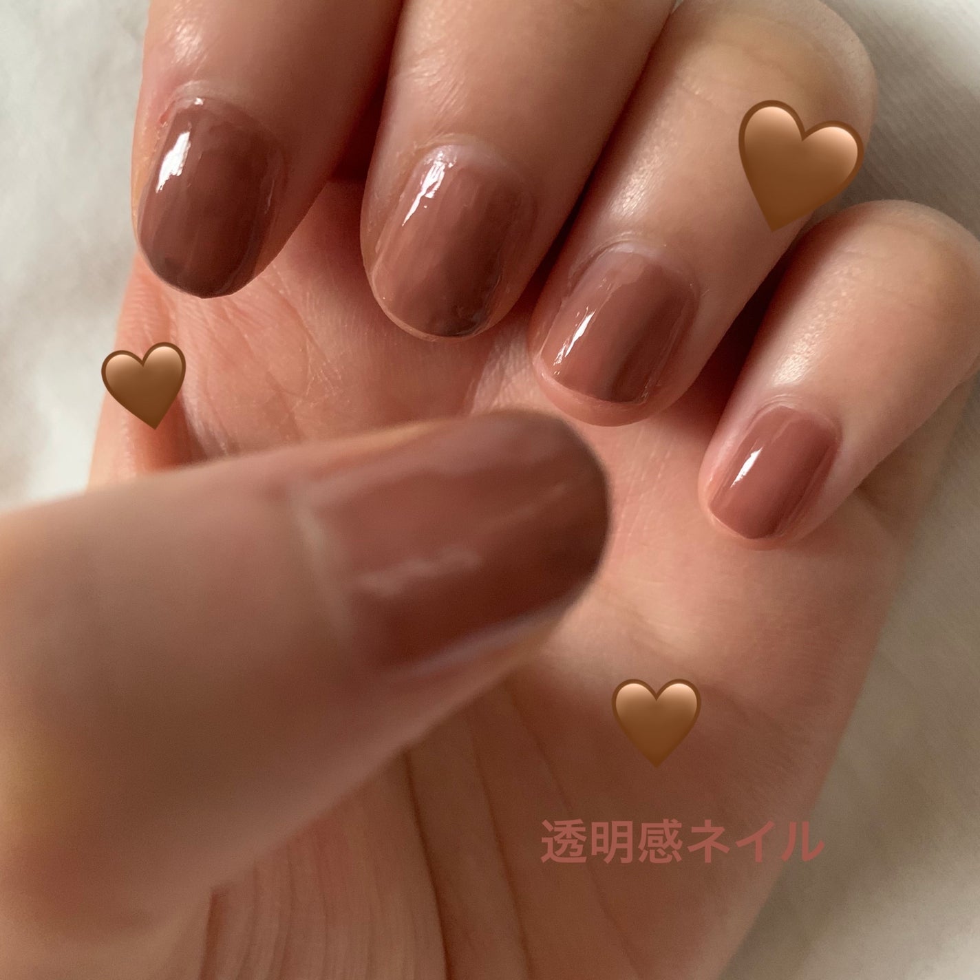 アンドバイロムアンド グラッシードロップネイル/&nd by rom&nd/マニキュアを使ったクチコミ(1枚目)