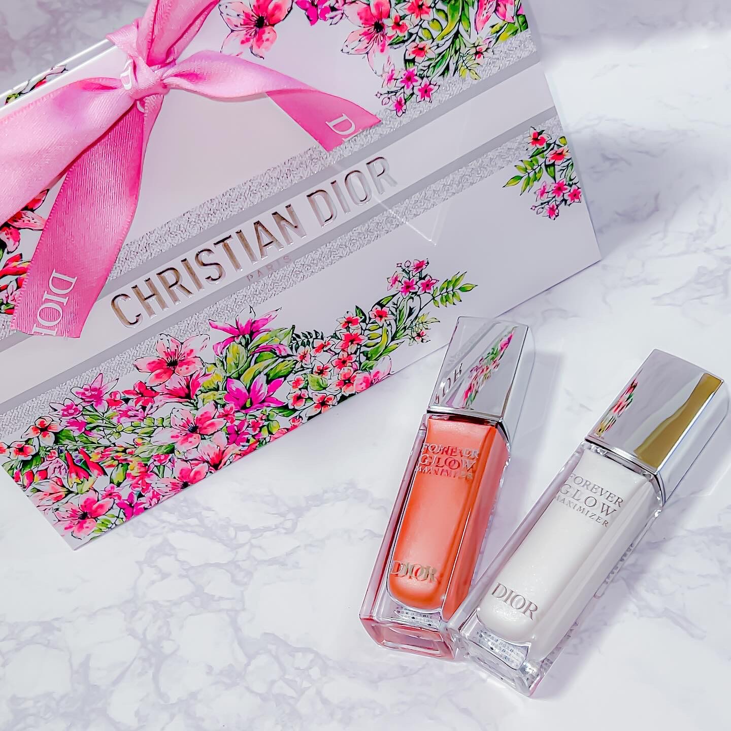 ディオールスキン フォーエヴァー グロウ マキシマイザー 014 ロージー（公式オンラインブティック限定）/Dior/ハイライトを使ったクチコミ（1枚目）