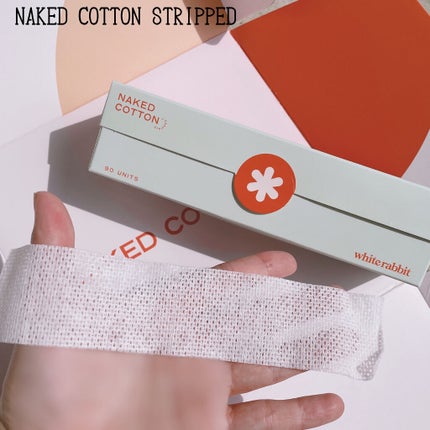 NAKED COTTON STRIPPED 90枚/White Rabbit/コットンの画像