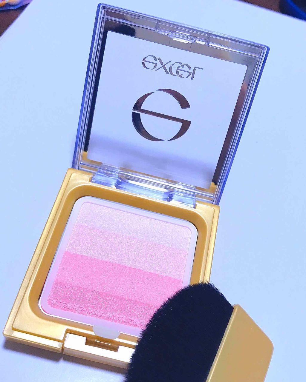 グラデーションチーク N/excel/パウダーチークを使ったクチコミ（2枚目）