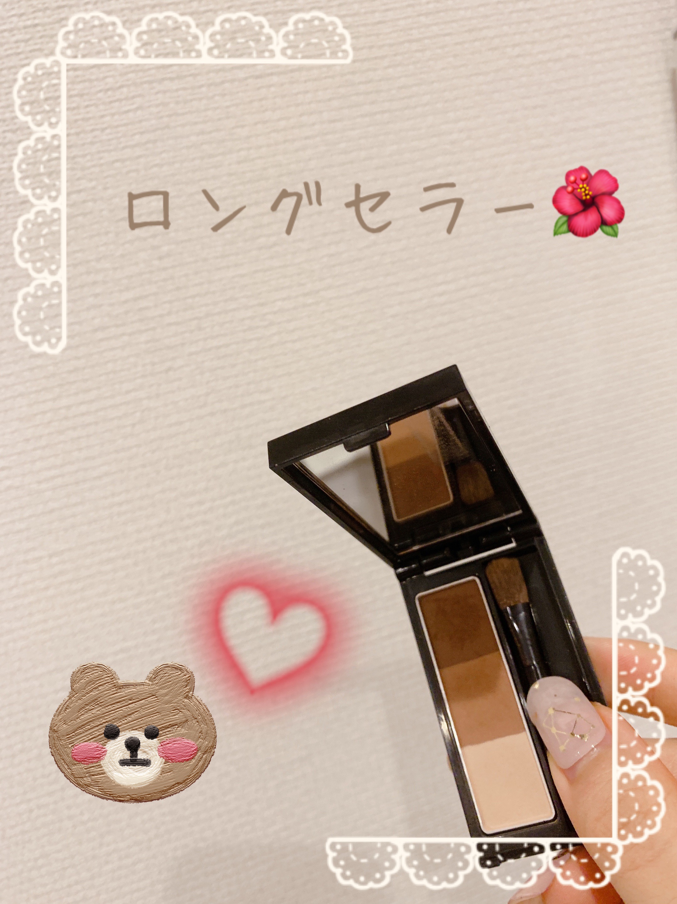 ケイト デザイニングアイブロウ3D/KATE/パウダーアイブロウを使ったクチコミ（1枚目）