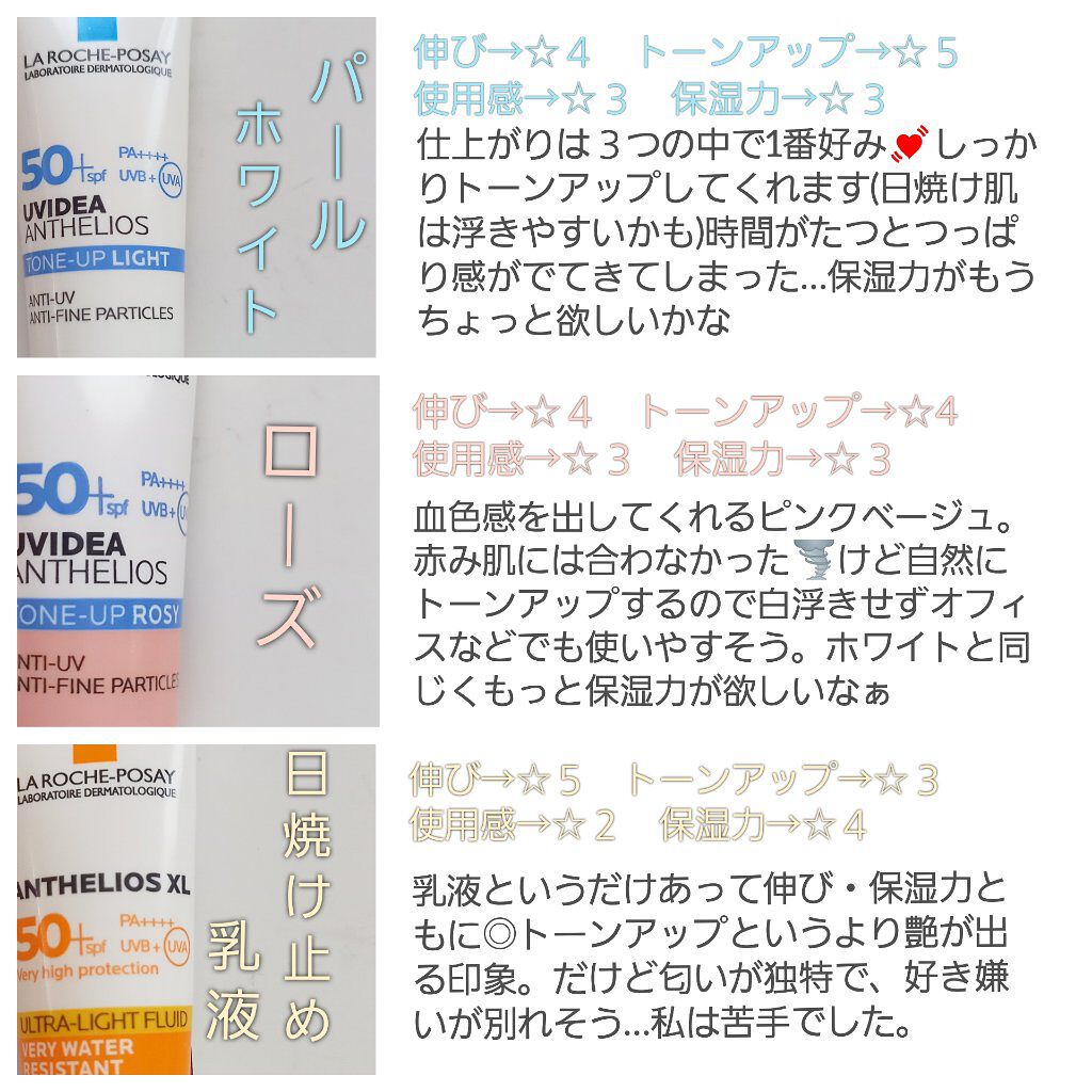 アンテリオス XL フリュイド/ラ ロッシュ ポゼ/化粧下地を使ったクチコミ(4枚目)