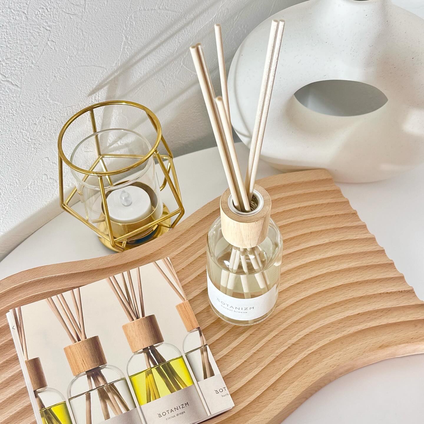 リードディフューザー ハーバルブリーズ/ボタニズム /香水(その他)を使ったクチコミ（2枚目）