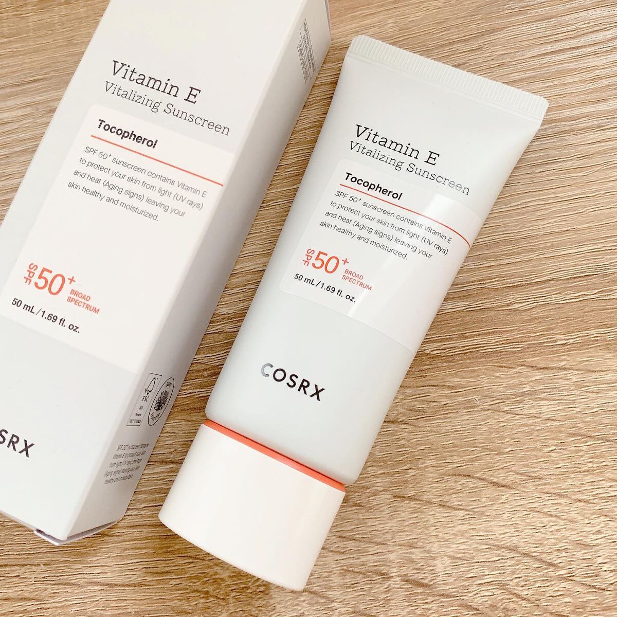 ビタミンEバイタライジングUVクリーム SFP50+/COSRX/日焼け止めクリームを使ったクチコミ(1枚目)
