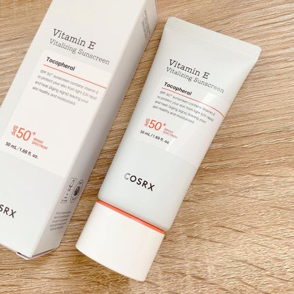 ビタミンEバイタライジングUVクリーム SFP50+/COSRX/日焼け止めクリームを使ったクチコミ(1枚目)