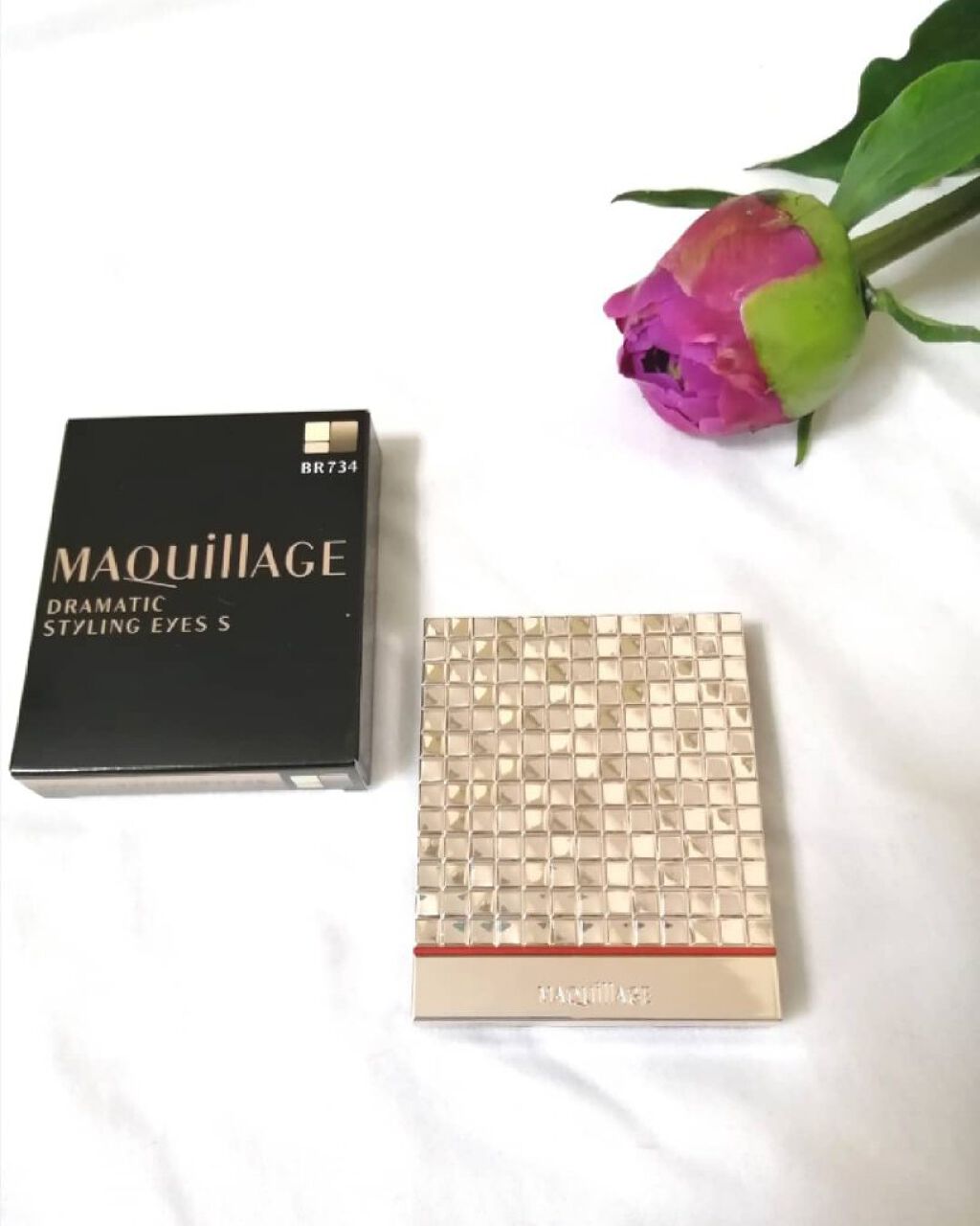 ドラマティックスタイリングアイズＳ/マキアージュ/アイシャドウパレットを使ったクチコミ（1枚目）