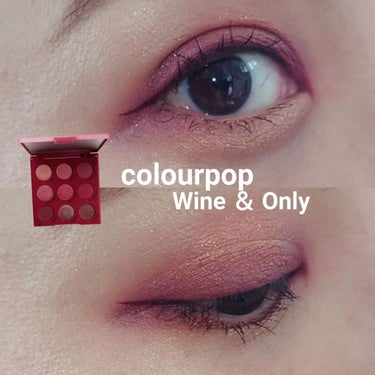 Wine&Only/ColourPop/アイシャドウパレットを使ったクチコミ（1枚目）