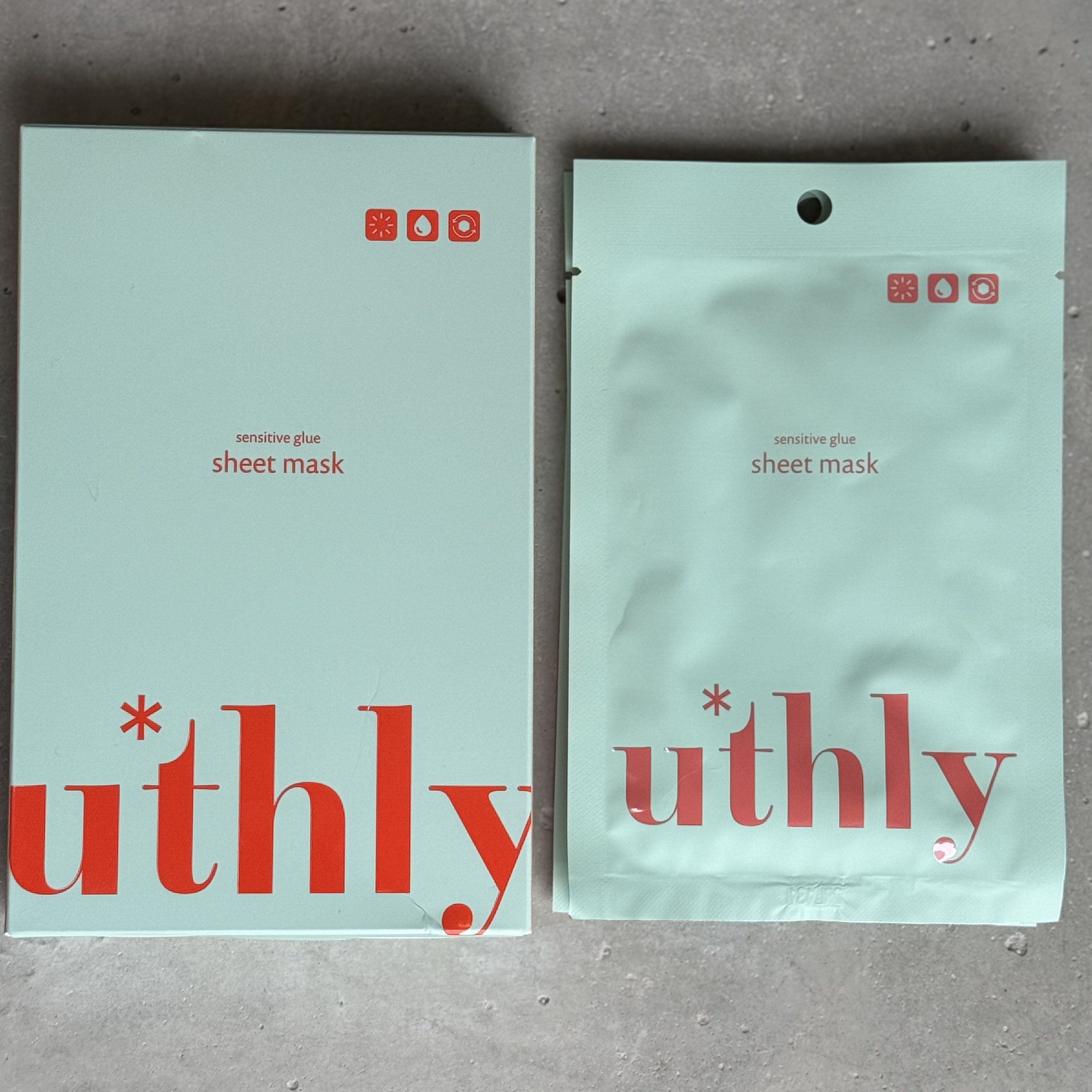 センシティブグルーマスク/uthly/シートマスク・パックを使ったクチコミ（3枚目）