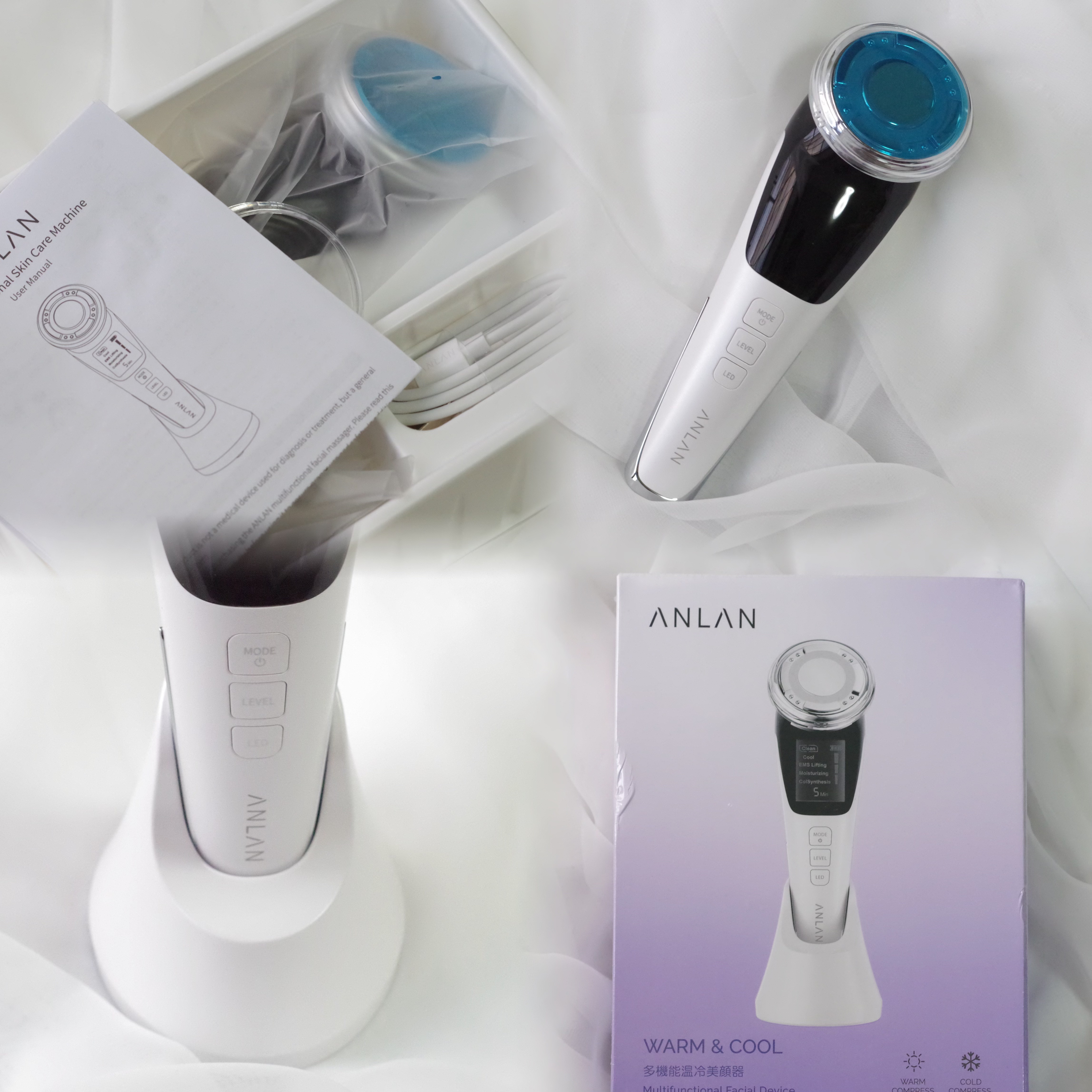 多機能温冷美顔器/ANLAN/美顔器・マッサージを使ったクチコミ（2枚目）