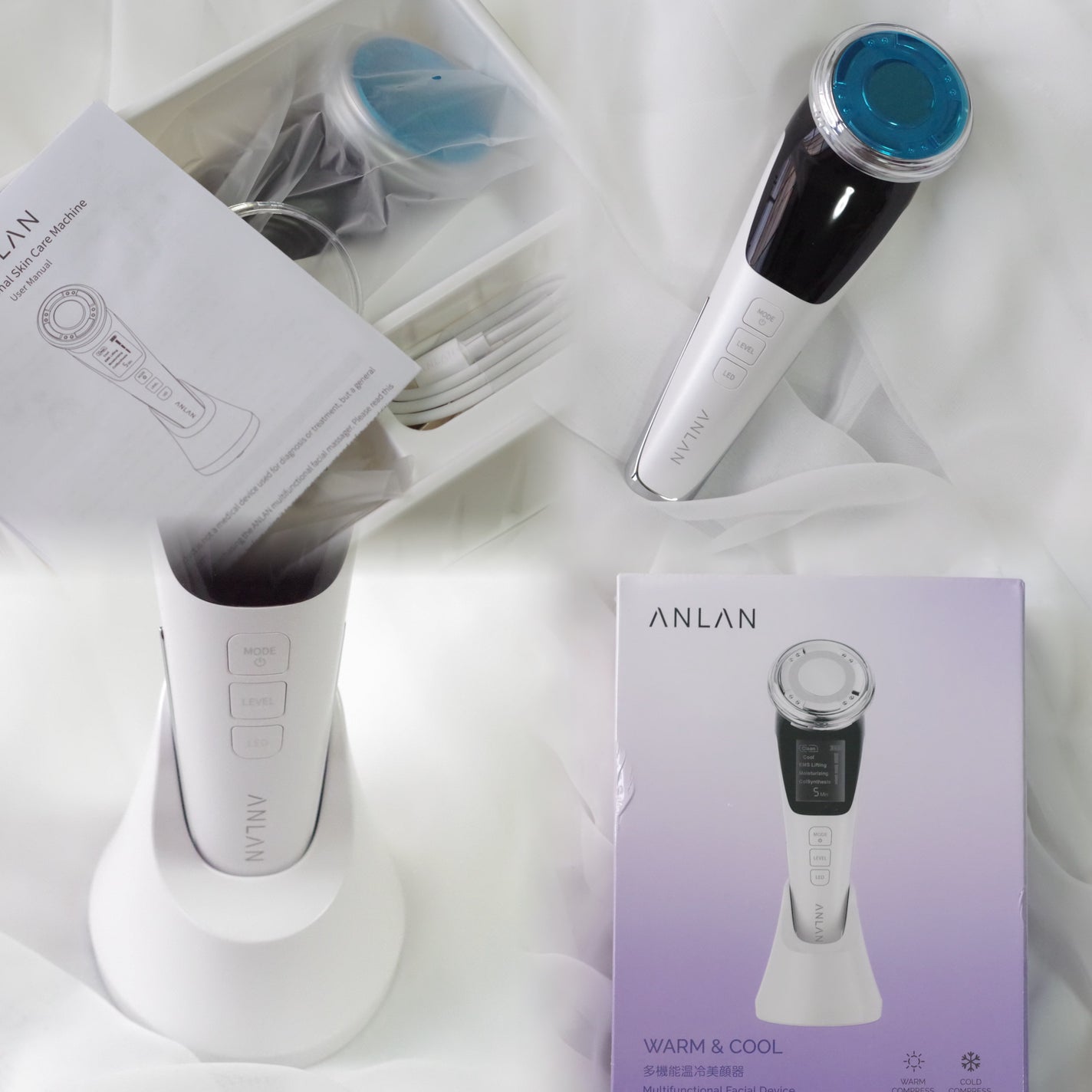 多機能温冷美顔器/ANLAN/美顔器・マッサージを使ったクチコミ(2枚目)