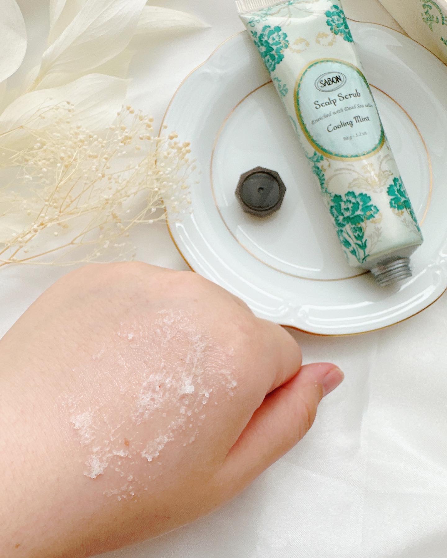 ヘッドスクラブ リフレッシング(ミント)/SABON/ヘッドスクラブを使ったクチコミ（3枚目）