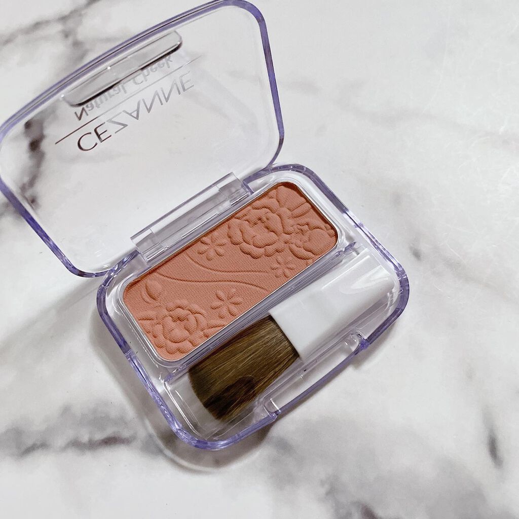 ナチュラル チークN/CEZANNE/パウダーチークを使ったクチコミ（1枚目）