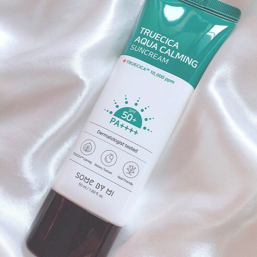 TRUECICA アクアカーミング日焼け止め/SOME BY MI/日焼け止めクリームを使ったクチコミ(2枚目)